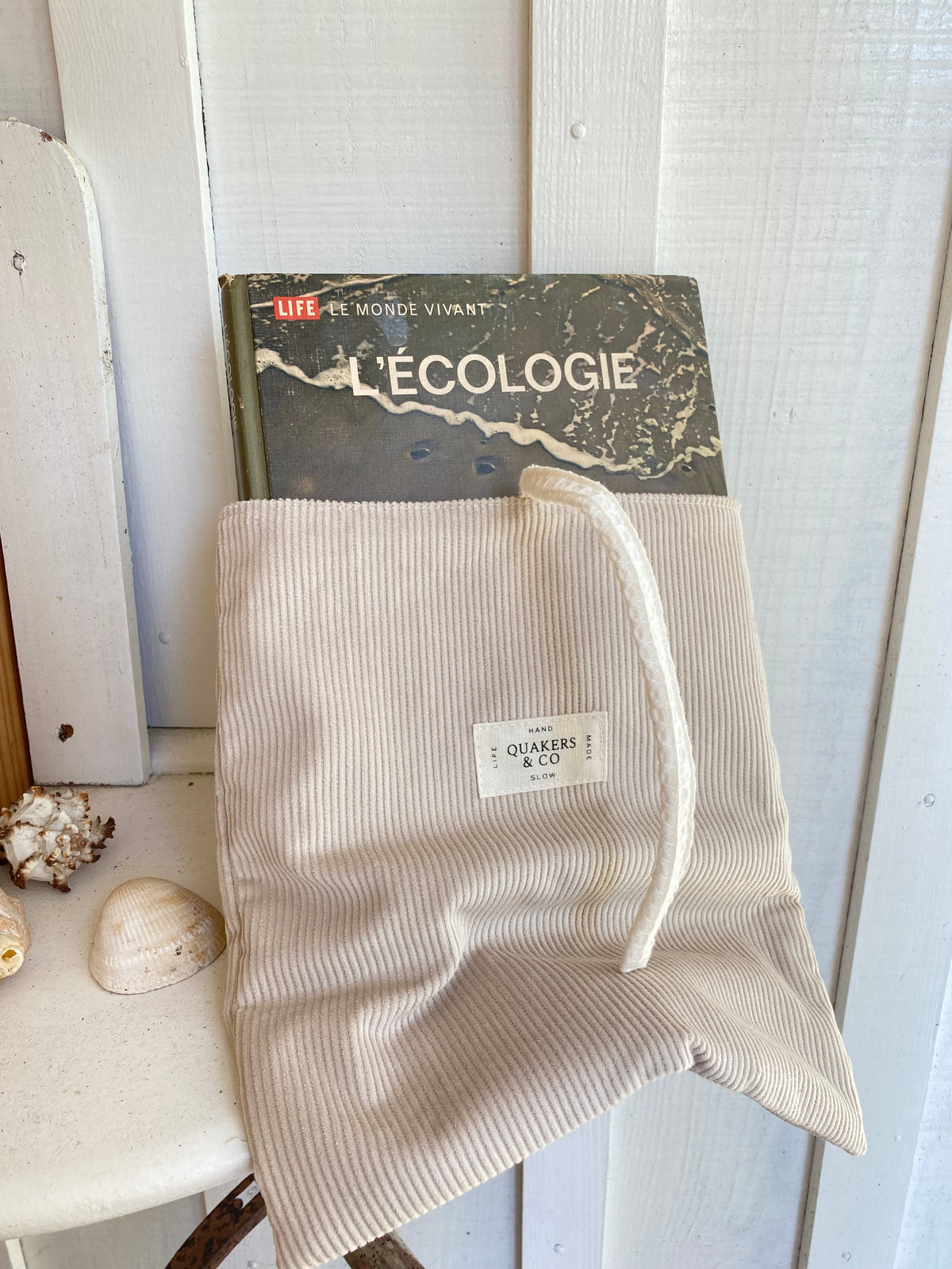 Pochette à livres-liseuse-tablette - Velours