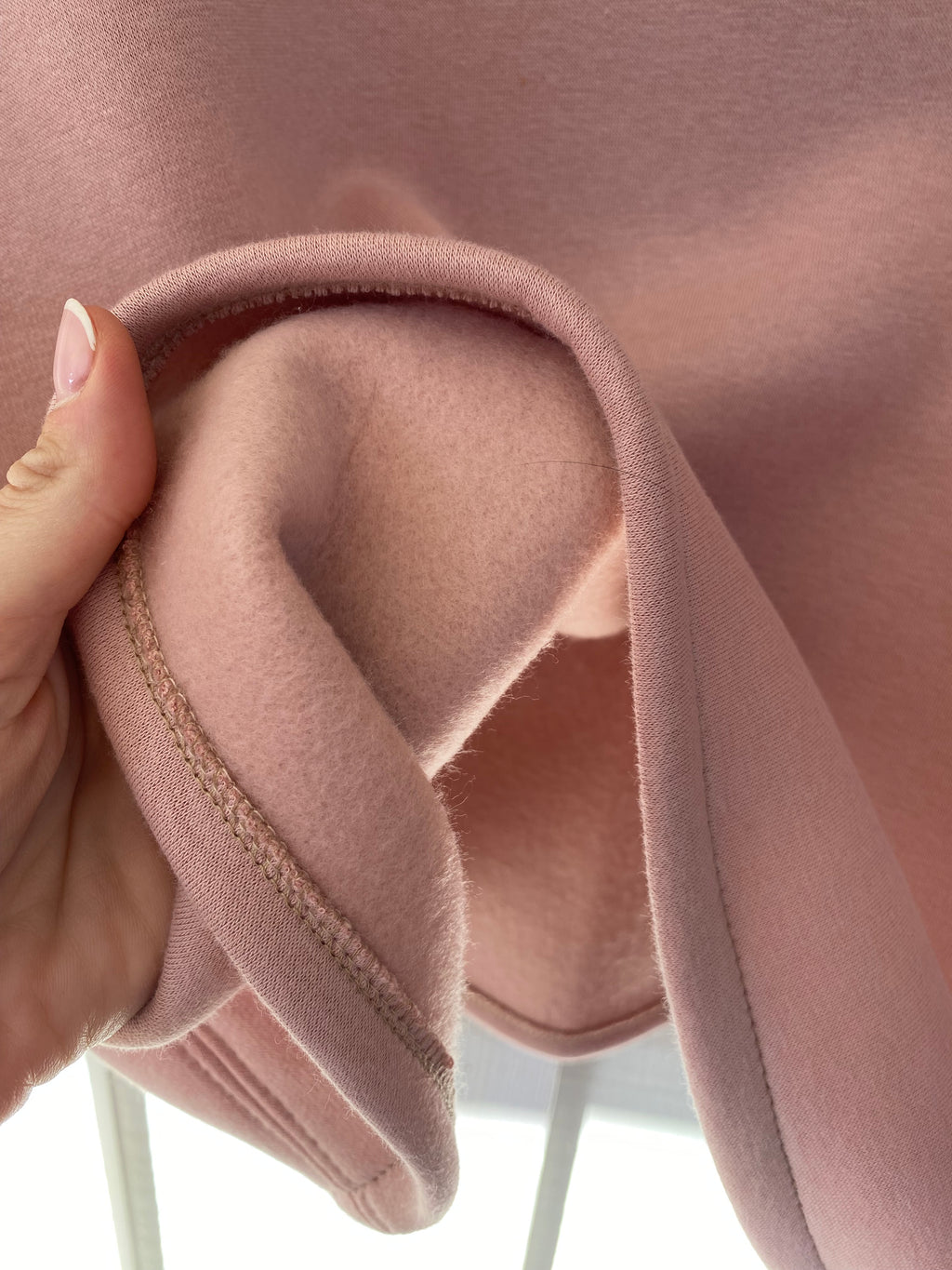 Pull SOFIA - rose, broderie éthnique