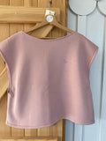 Pull SOFIA - rose, broderie lune