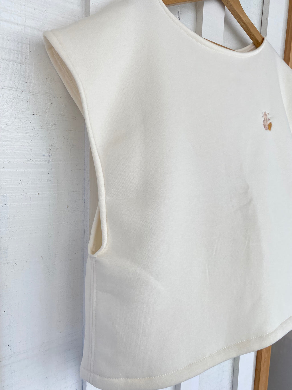 Pull SOFIA - écru, broderie cristaux