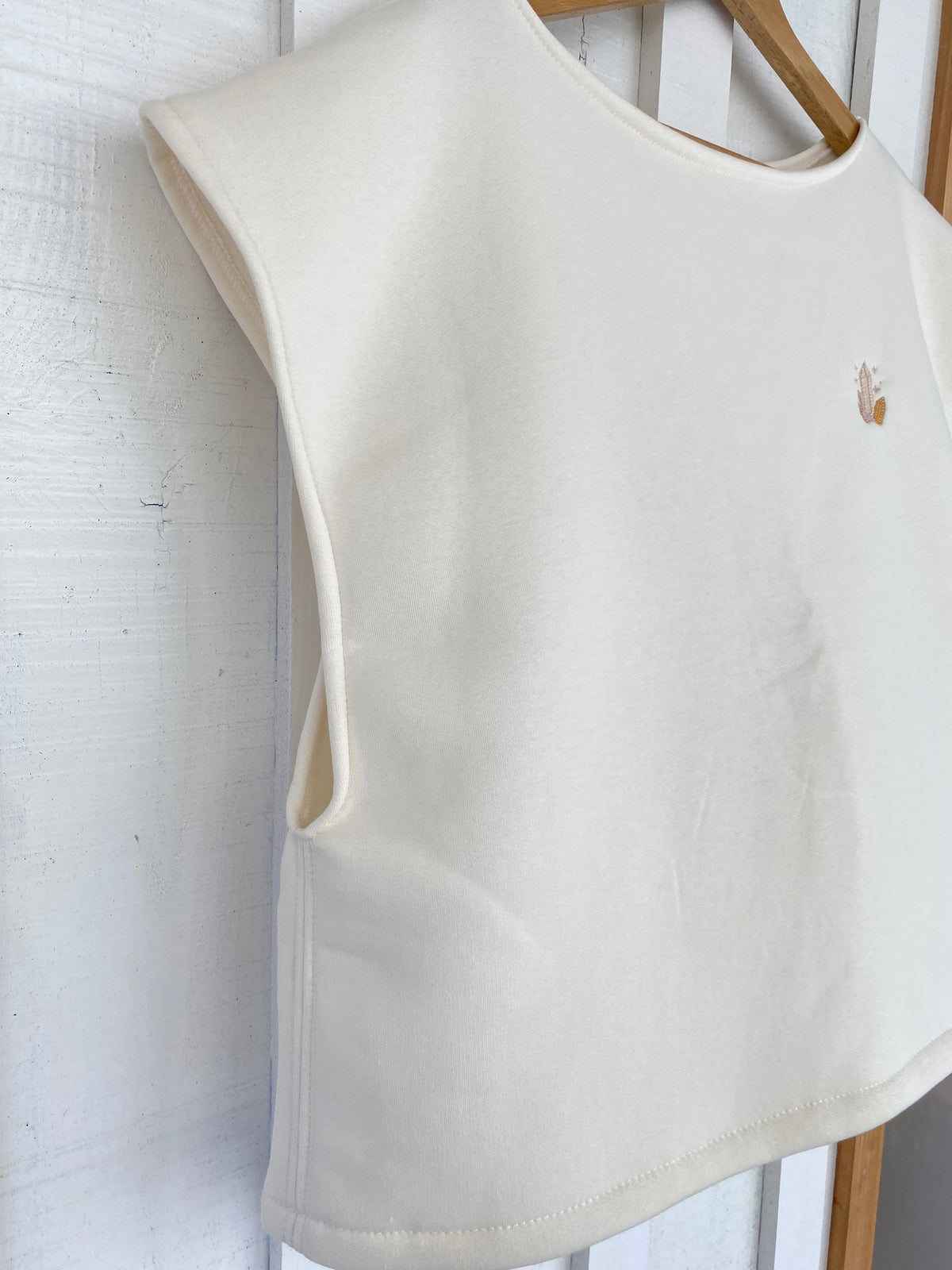 Pull SOFIA - écru, broderie cristaux