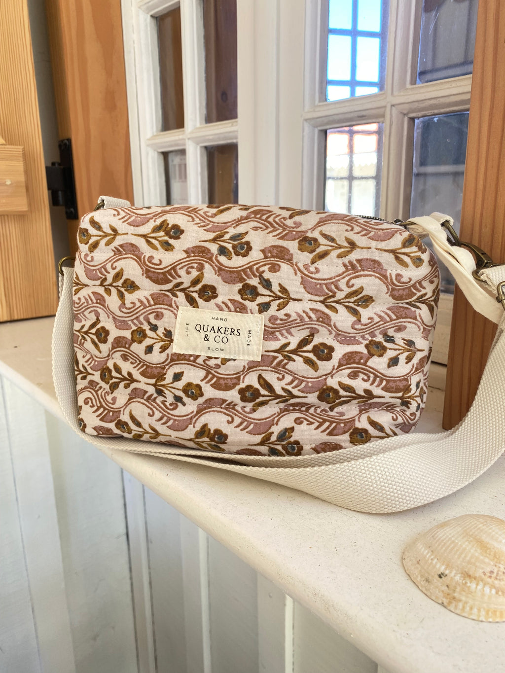 Sac Ariane - matelassé fleurs
