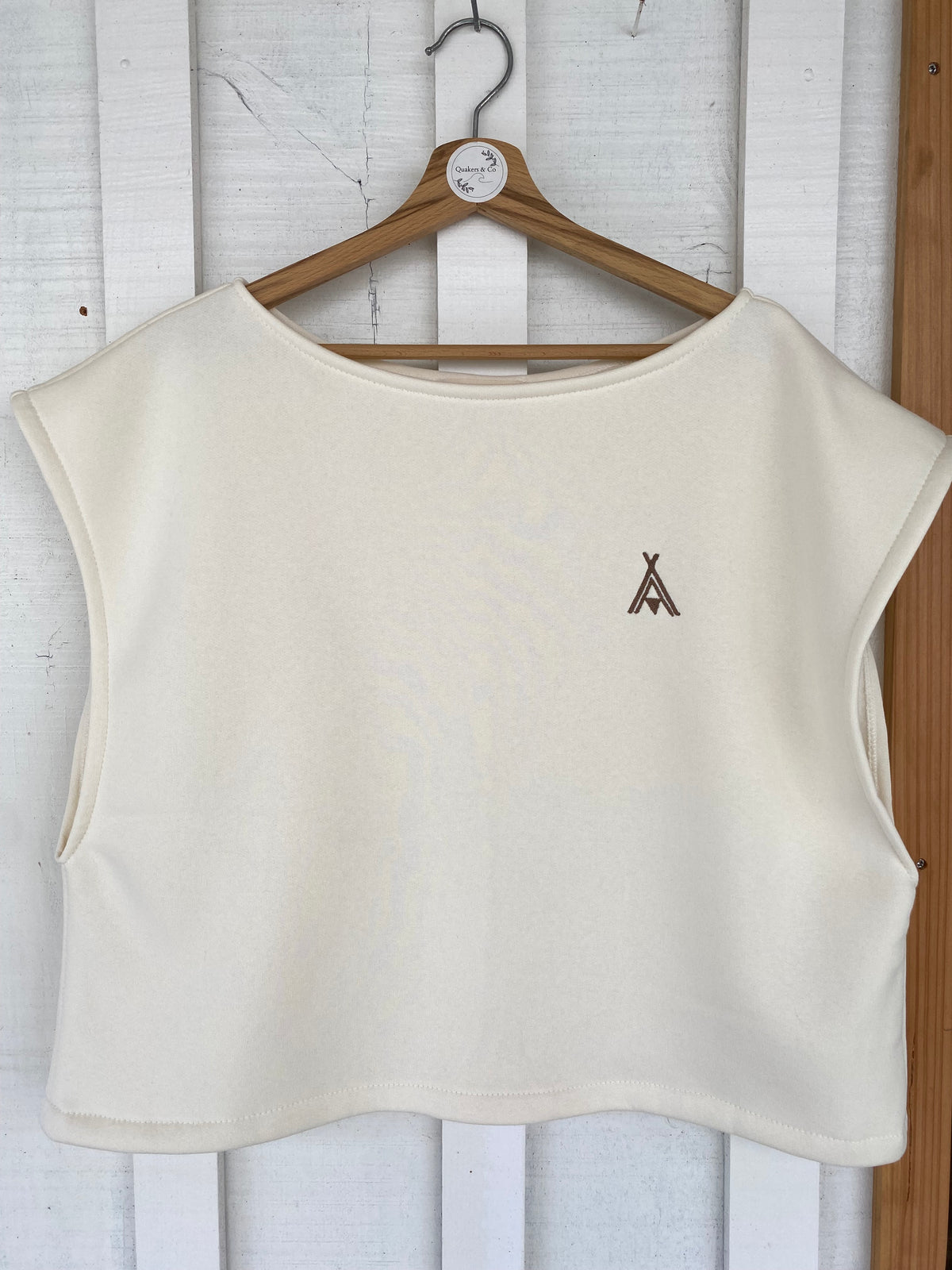 Pull SOFIA - écru, broderie ethnique