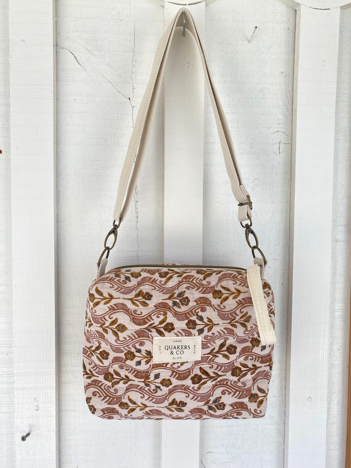 Sac Ariane - matelassé fleurs