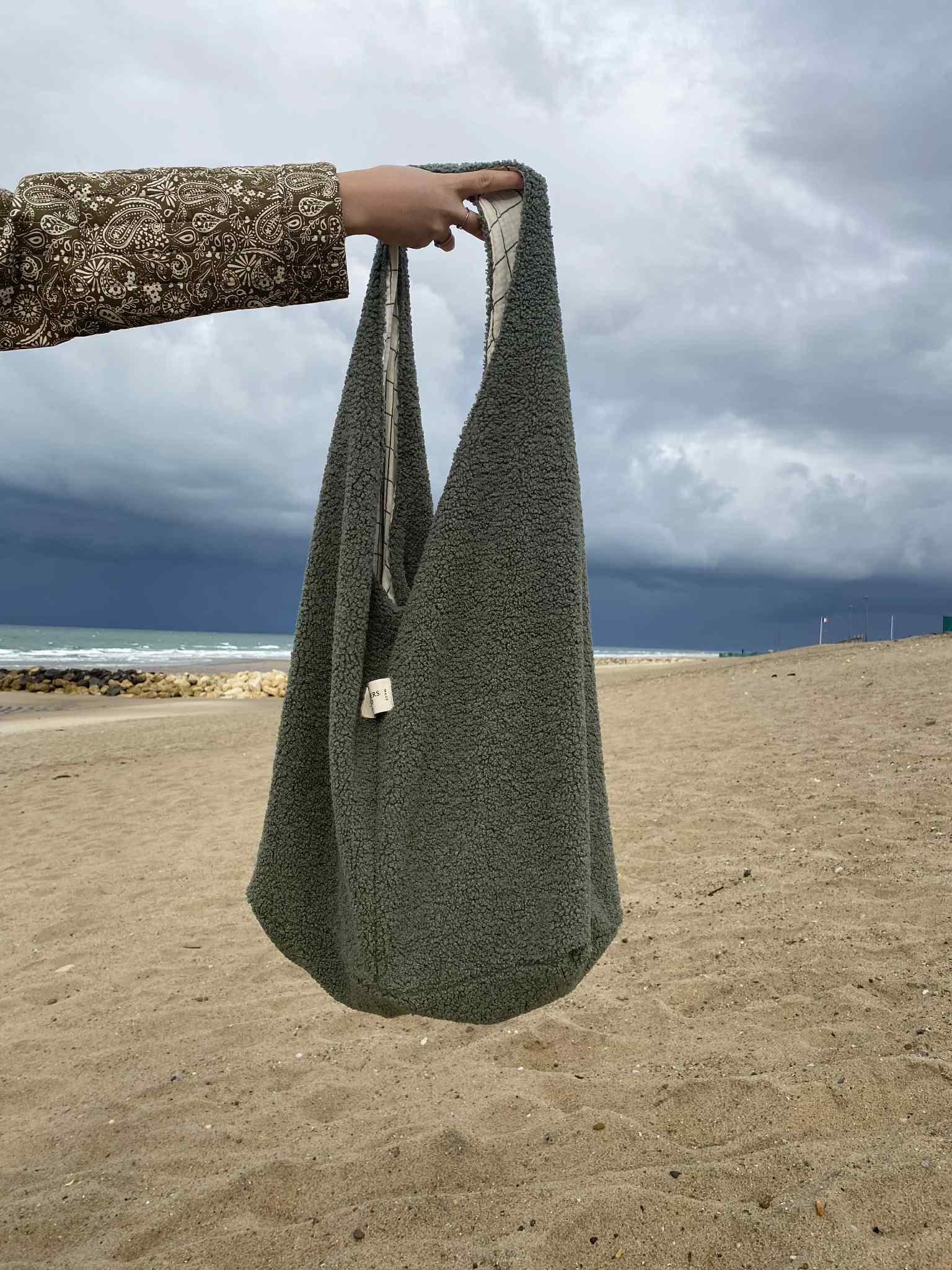 Sac HOBO - kaki - SOLDES